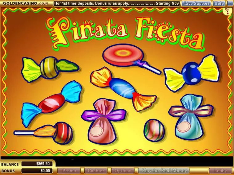  Bonus 1 at Pinata Fiesta 3 Reel Mobile Real Slot created by WGS Technology