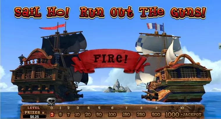  Bonus 1 at Pirate Isle - 3D 5 Reel Mobile Real Slot created by RTG