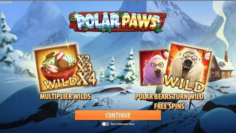  Bonus 1 at Polar Paws 5 Reel Mobile Real Slot created by Quickspin