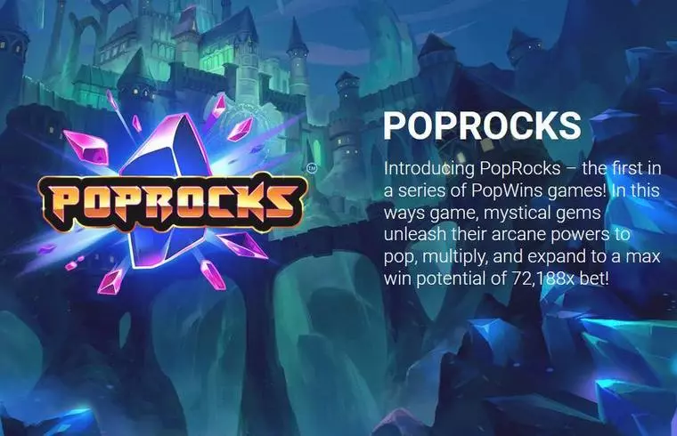  Info and Rules at PopRocks  Mobile Real Slot created by Yggdrasil