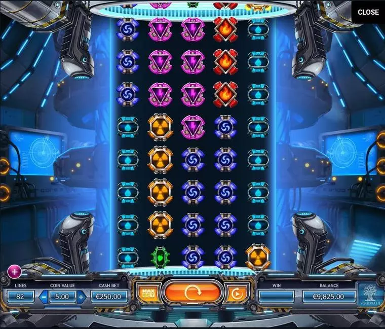  Main Screen Reels at Power Plant 5 Reel Mobile Real Slot created by Yggdrasil
