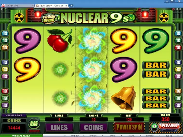  Bonus 1 at Power Spins - Nuclear 9's 5 Reel Mobile Real Slot created by Microgaming
