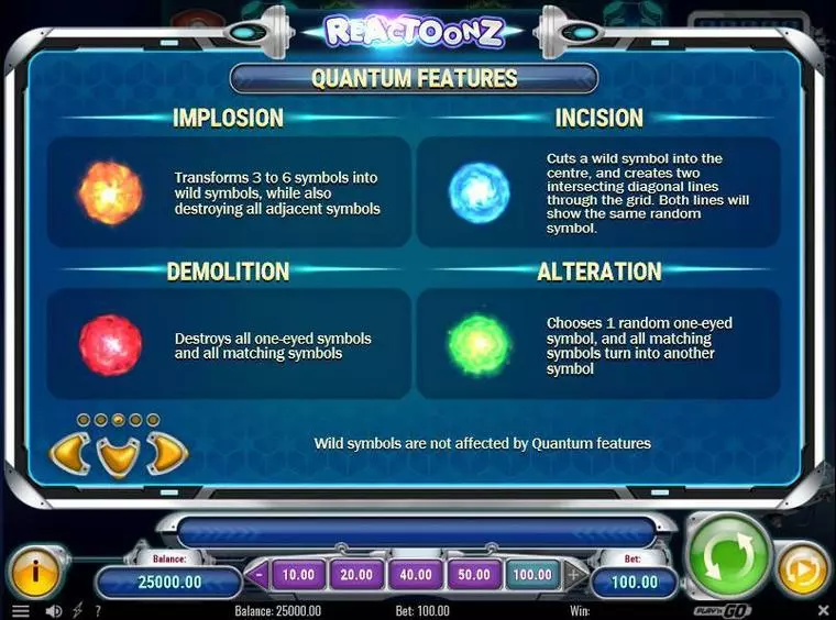  Bonus 4 at Reactoonz 7 Reel Mobile Real Slot created by Play'n GO