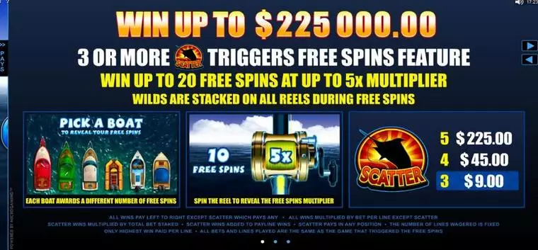  Info and Rules at Reel Spinner 5 Reel Mobile Real Slot created by Microgaming