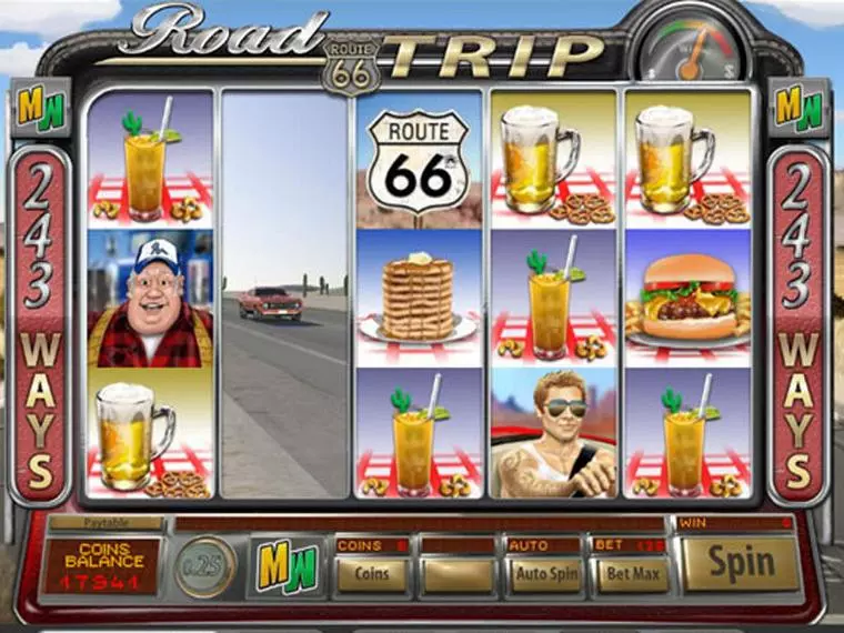  Main Screen Reels at Road Trip Max Ways 5 Reel Mobile Real Slot created by Saucify