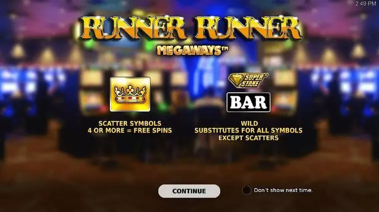  Info and Rules at Runner Runner Megaways 6 Reel Mobile Real Slot created by StakeLogic