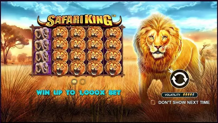  Info and Rules at Safari King 5 Reel Mobile Real Slot created by Pragmatic Play