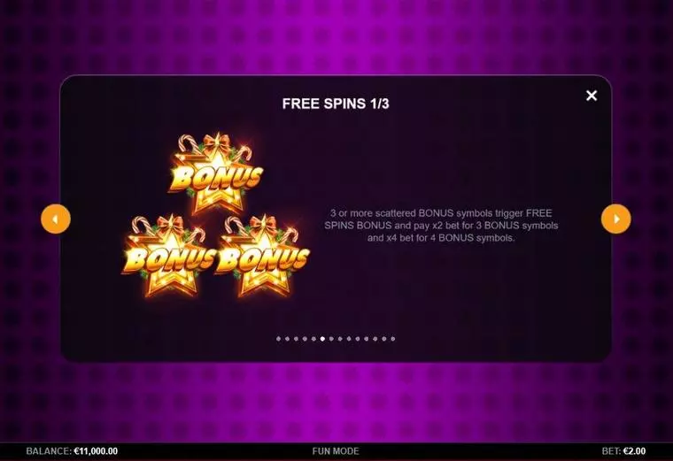  Free Spins Feature at Santa Blitz Hold and Win 6 Reel Mobile Real Slot created by Kalamba Games