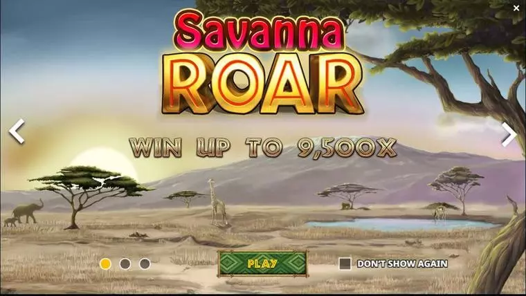  Free Spins Feature at Savanna Roar 5 Reel Mobile Real Slot created by Jelly Entertainment