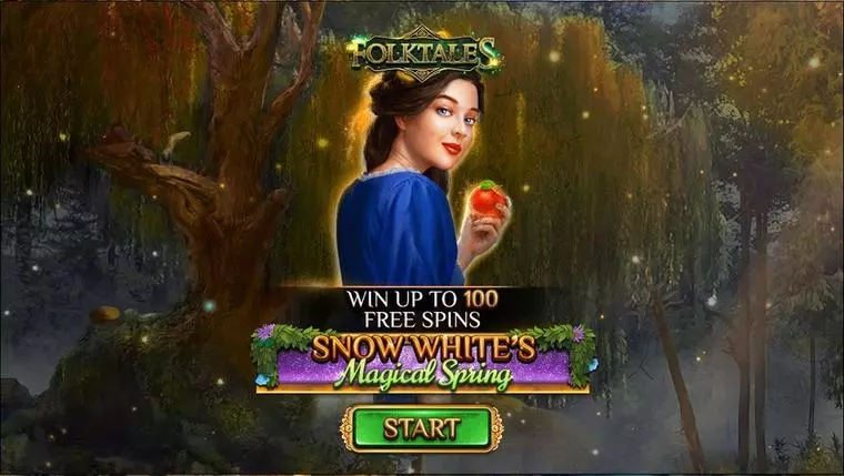  Introduction Screen at Snow White’s Magical Spring 5 Reel Mobile Real Slot created by Spinomenal