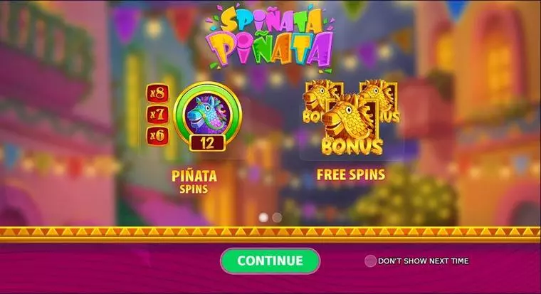  Info and Rules at Spiñata Piñata 6 Reel Mobile Real Slot created by StakeLogic