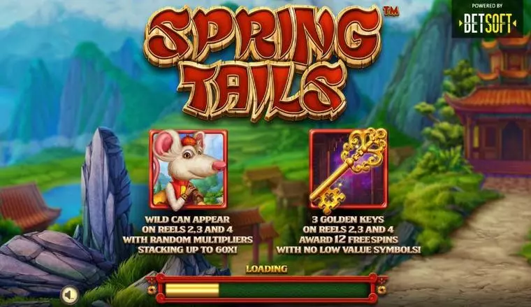  Info and Rules at Spring Tails 5 Reel Mobile Real Slot created by BetSoft