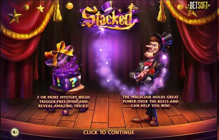  Info and Rules at Stacked 4 Reel Mobile Real Slot created by BetSoft