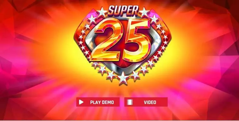 Introduction Screen at Super 25 Stars 5 Reel Mobile Real Slot created by Red Rake Gaming
