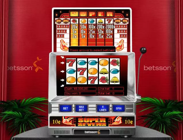  Main Screen Reels at Super 7 0 Reel Mobile Real Slot created by NeoGames