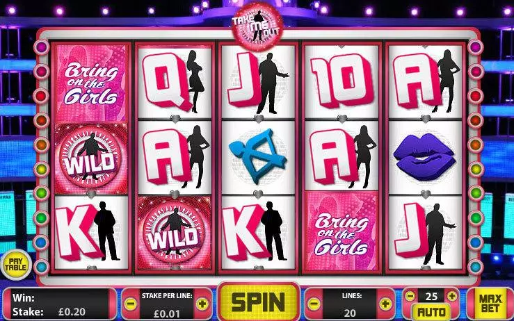  Main Screen Reels at Take Me Out 5 Reel Mobile Real Slot created by Hatimo