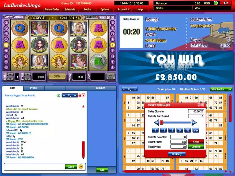  Main Screen Reels at Tarot Fortune Mini 5 Reel Mobile Real Slot created by Virtue Fusion