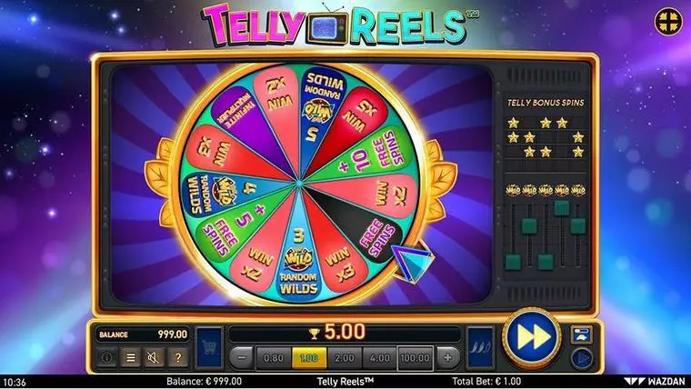  Bonus 1 at Telly Reels 5 Reel Mobile Real Slot created by Wazdan
