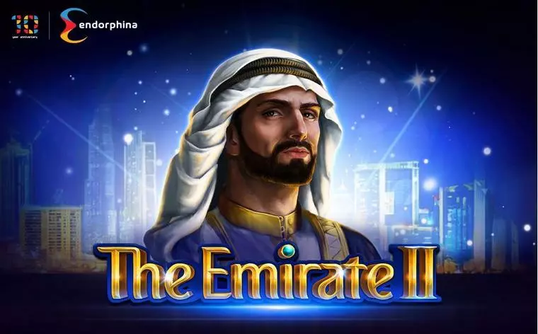  Logo at The Emirate II 5 Reel Mobile Real Slot created by Endorphina