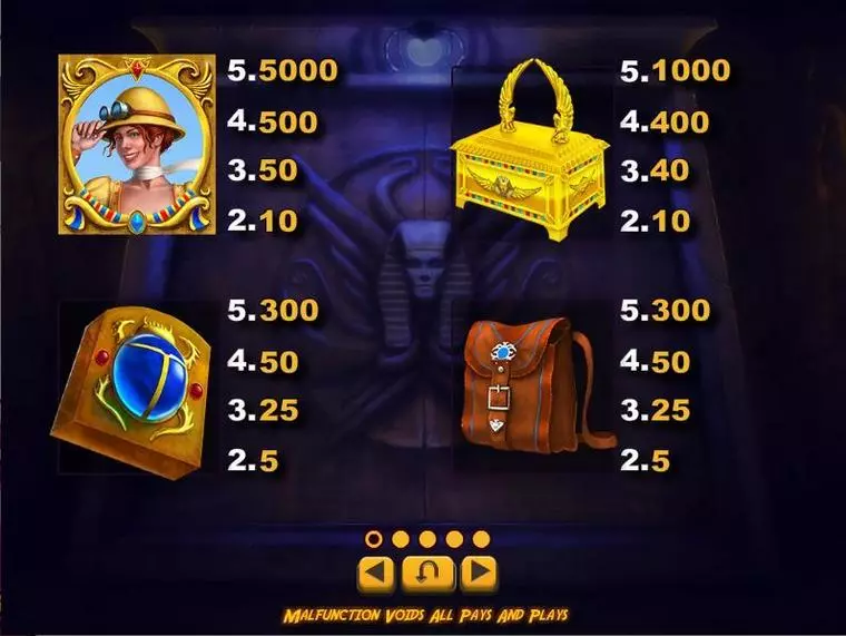  Info and Rules at The Explorer's Quest 9 Reel Mobile Real Slot created by Zeus Play