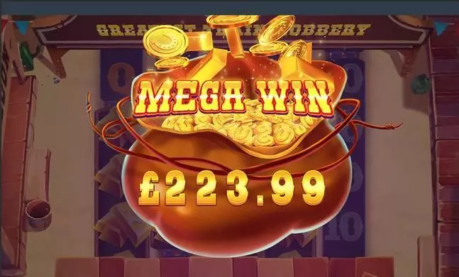  Winning Screenshot at The Greatest Train Robbery 5 Reel Mobile Real Slot created by Red Tiger Gaming