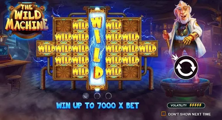  Info and Rules at The Wild Machine 5 Reel Mobile Real Slot created by Pragmatic Play