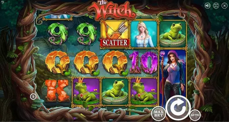  Main Screen Reels at The Witch 5 Reel Mobile Real Slot created by Booongo