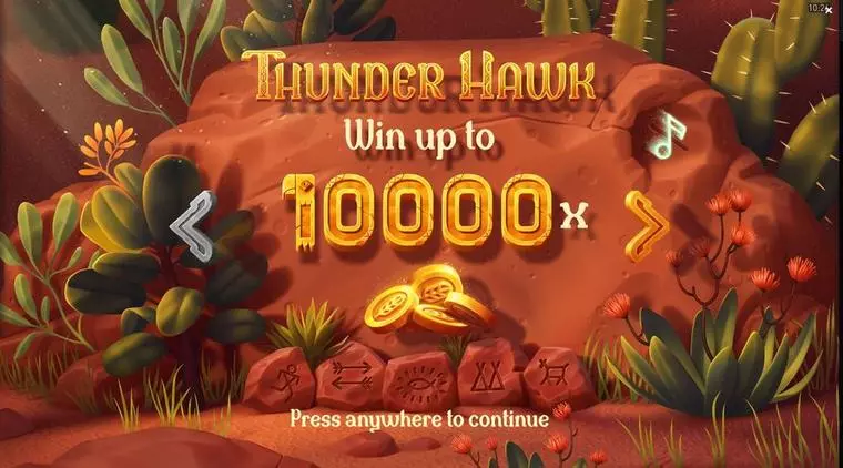  Introduction Screen at Thunderhawk 5 Reel Mobile Real Slot created by Peter&Sons