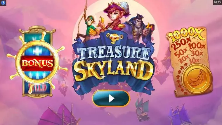  Info and Rules at Treasure Skyland 5 Reel Mobile Real Slot created by Microgaming