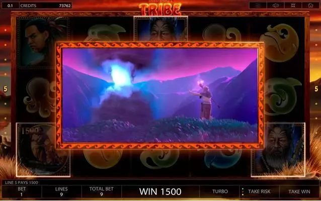  Bonus 1 at Tribe 5 Reel Mobile Real Slot created by Endorphina