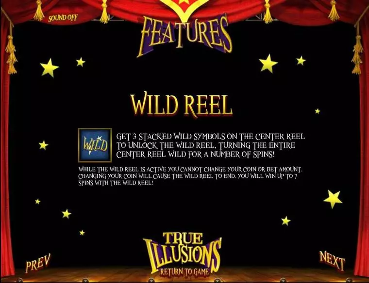  Bonus 1 at True illusion 5 Reel Mobile Real Slot created by BetSoft