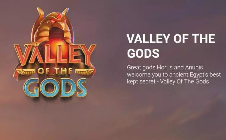  Info and Rules at Valley Of The Gods 5 Reel Mobile Real Slot created by Yggdrasil