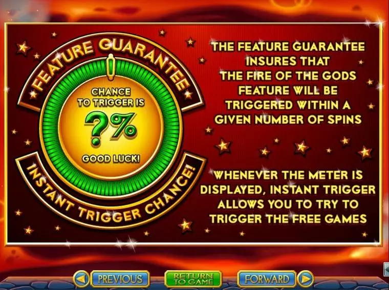  Info and Rules at Vulcan 5 Reel Mobile Real Slot created by RTG