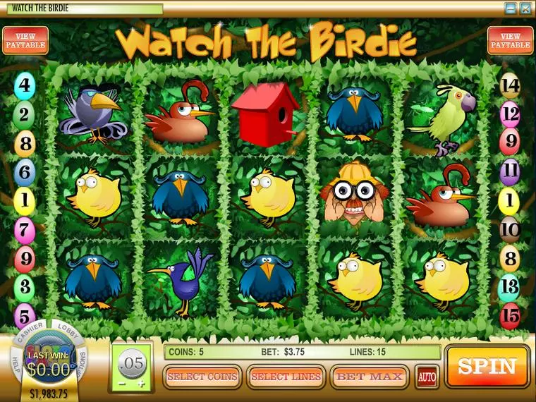  Main Screen Reels at Watch the Birdie 5 Reel Mobile Real Slot created by Rival
