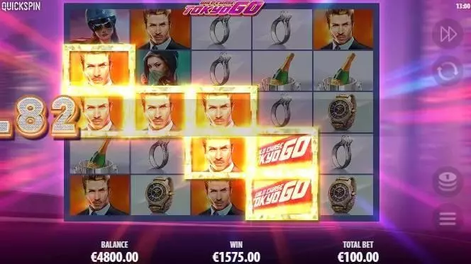  Main Screen Reels at Wild Chase 5 Reel Mobile Real Slot created by Quickspin
