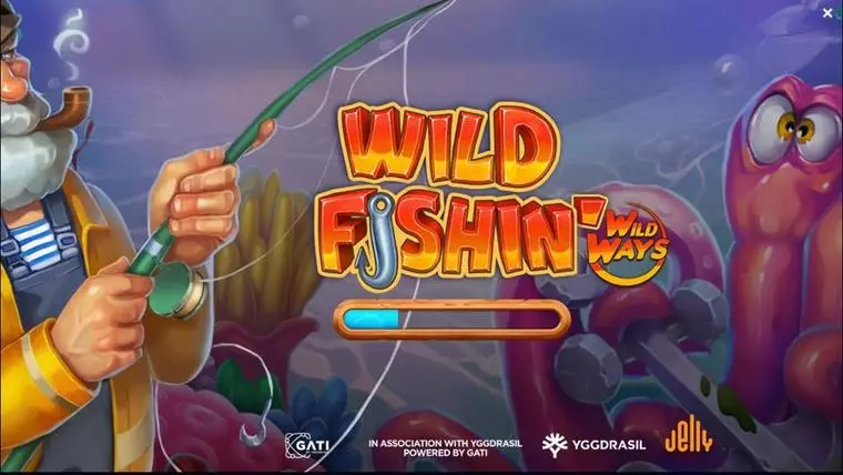  Introduction Screen at Wild Fishin Wild Ways 5 Reel Mobile Real Slot created by Jelly Entertainment