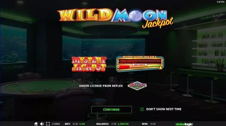  Info and Rules at Wild Moon Jackpot 4 Reel Mobile Real Slot created by StakeLogic