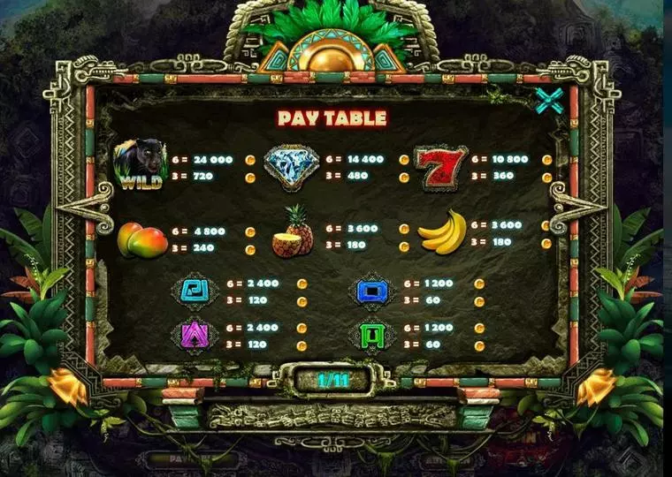  Info and Rules at Wildcano 3 Reel Mobile Real Slot created by Red Rake Gaming