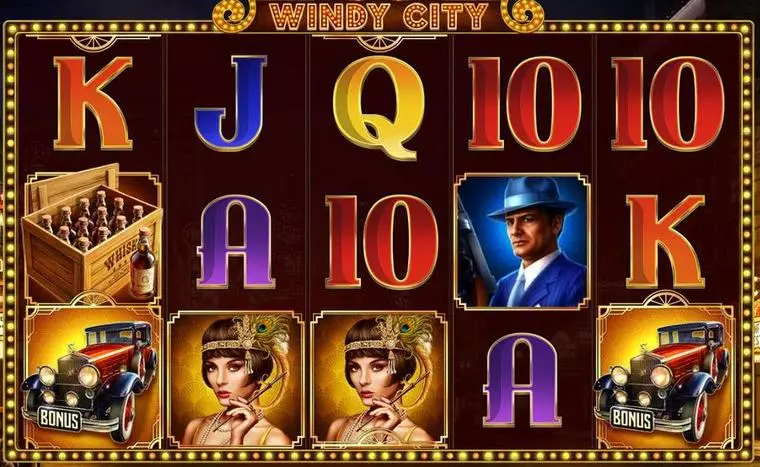  Main Screen Reels at Windy City 5 Reel Mobile Real Slot created by Endorphina