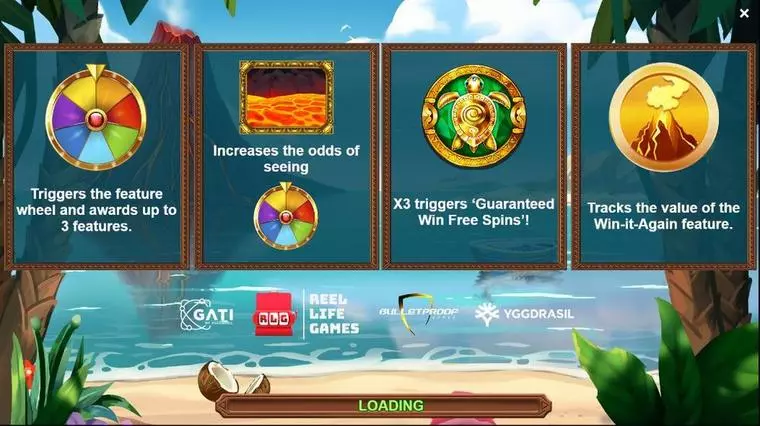  Info and Rules at Winfall in Paradise 5 Reel Mobile Real Slot created by Reel Life Games