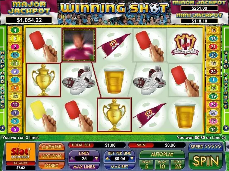 Main Screen Reels at Winning Shot 5 Reel Mobile Real Slot created by NuWorks