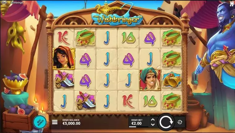  Main Screen Reels at Wishbringer 6 Reel Mobile Real Slot created by Hacksaw Gaming
