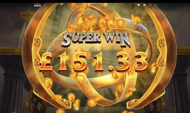  Winning Screenshot at Zeus Lightning 7 Reel Mobile Real Slot created by Red Tiger Gaming